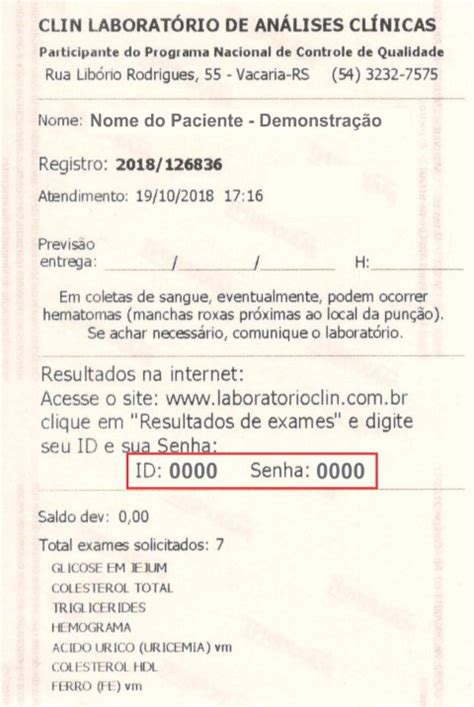 laboratorio moogen resultado de exames.